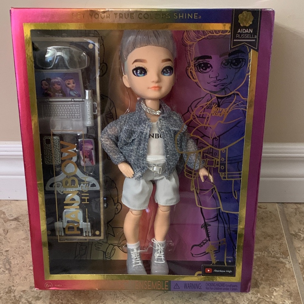 Rainbow High Aidan Russell Doll with Accessories NEW